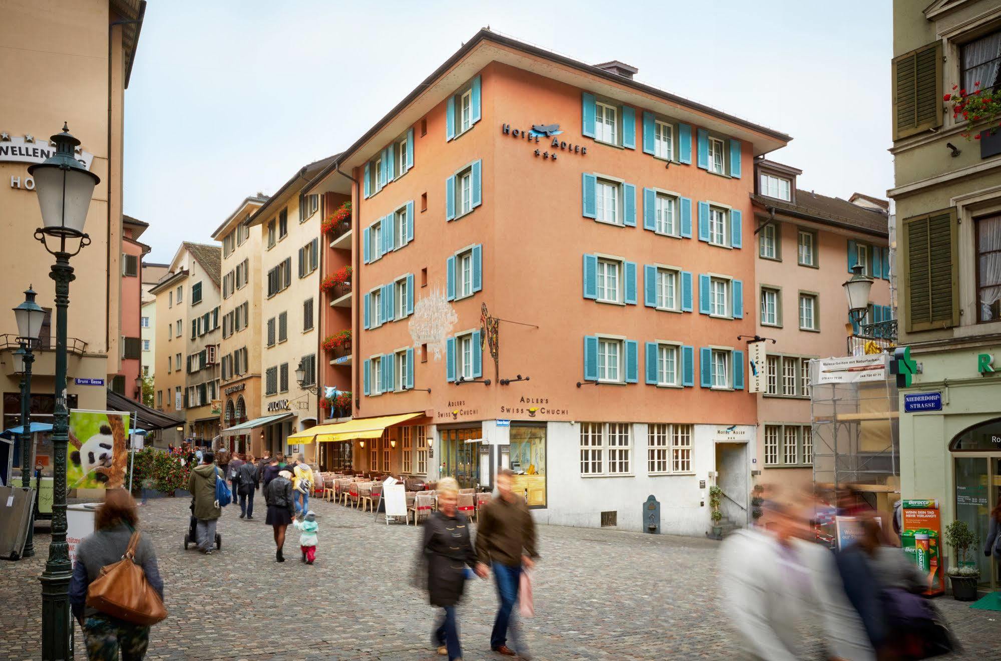 Hotel Adler Zurique Exterior foto